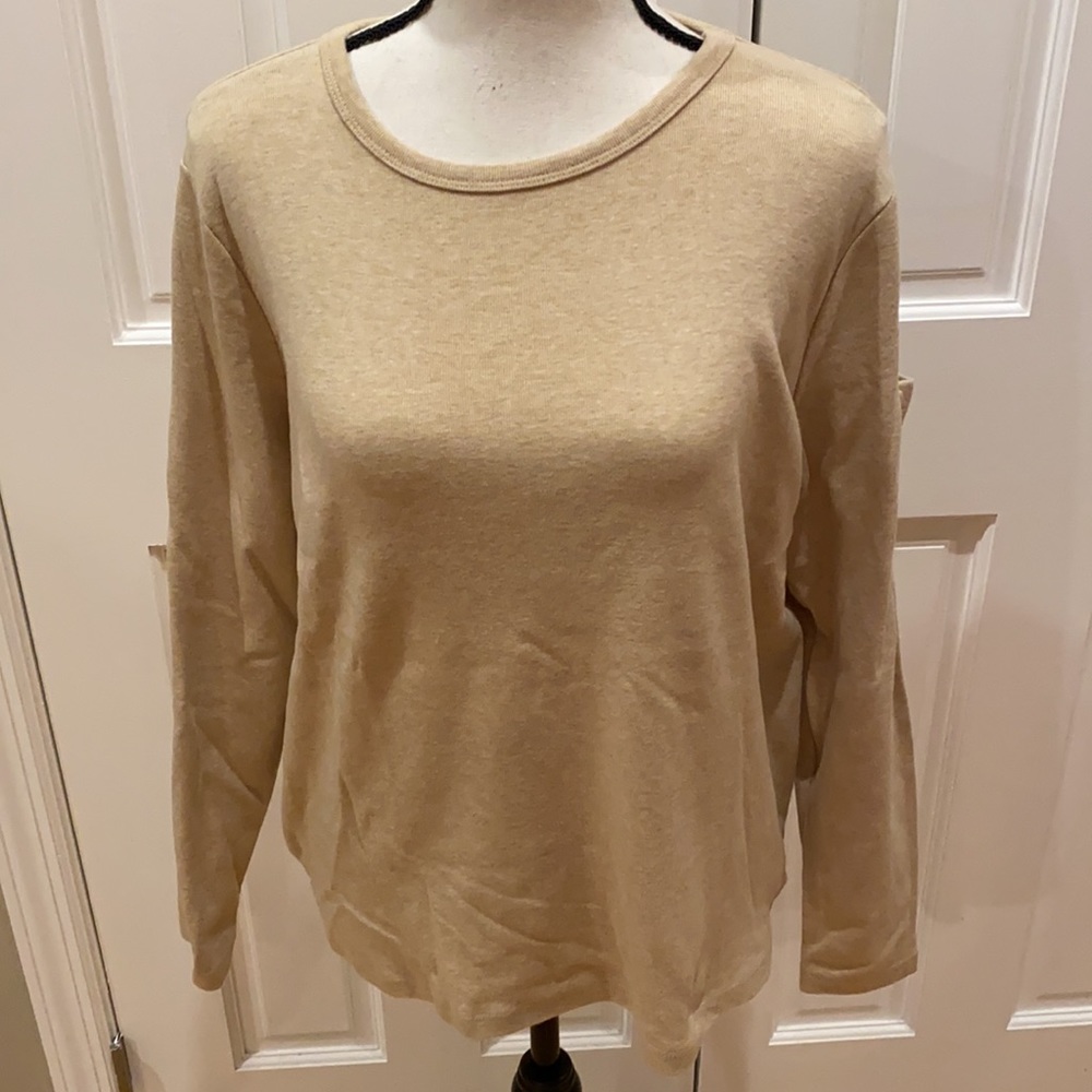 Lauren Ralph Lauren 100% Cotton Long Sleeve Tee